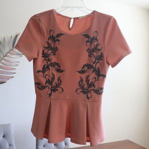 LUSH Coral Top